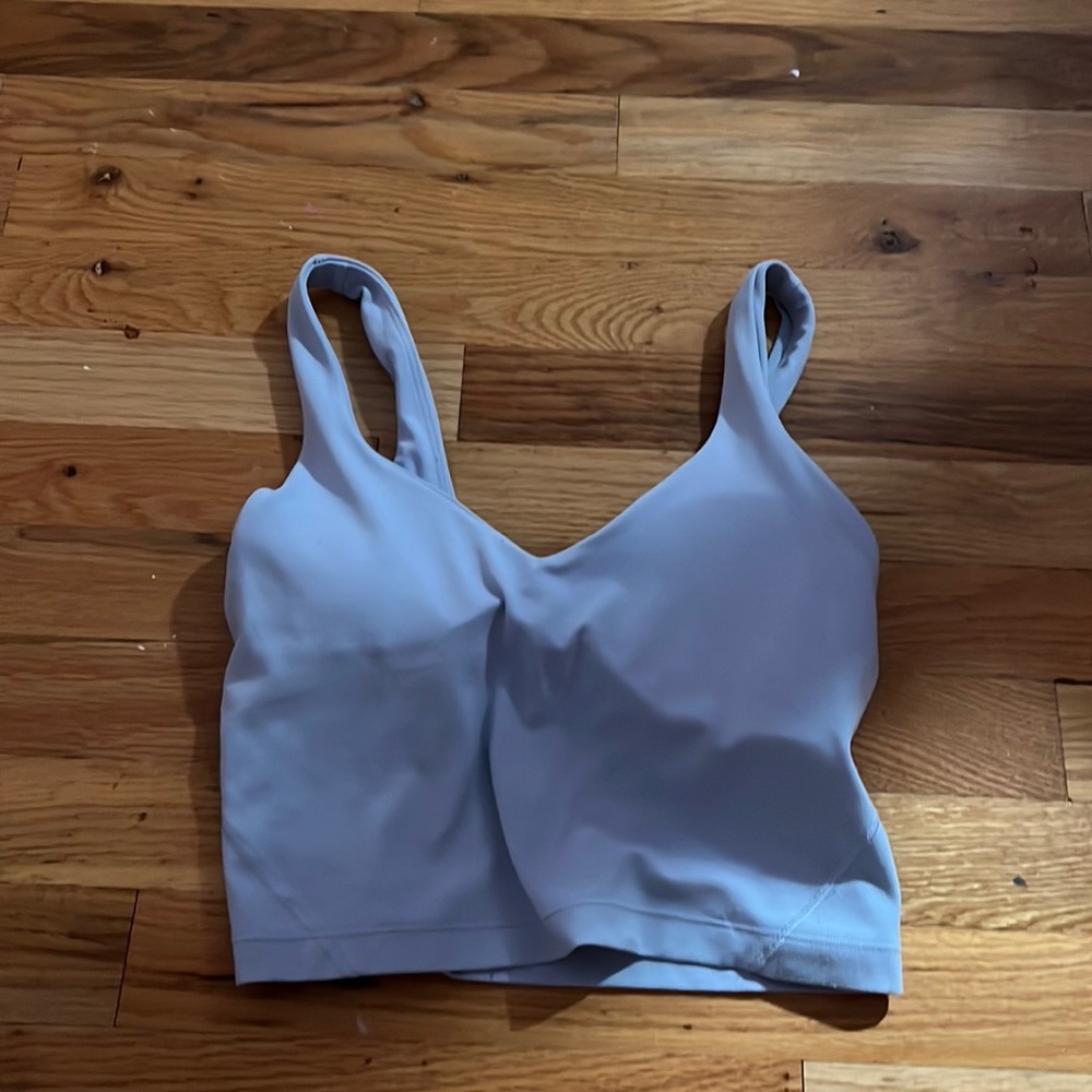 Lululemon align tank in blue linen size 2